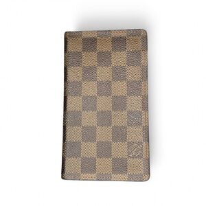 Louis Vuitton damier Brown Leather Card Holder